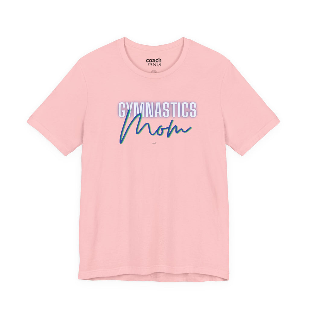 Glow Gym Mom Tshirt - Blue/Green (Adult)