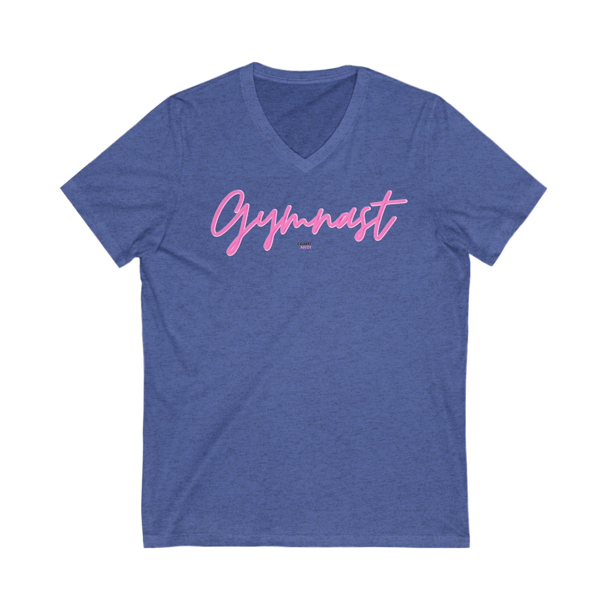 GYMNAST Unisex Jersey Short Sleeve V-Neck Tee