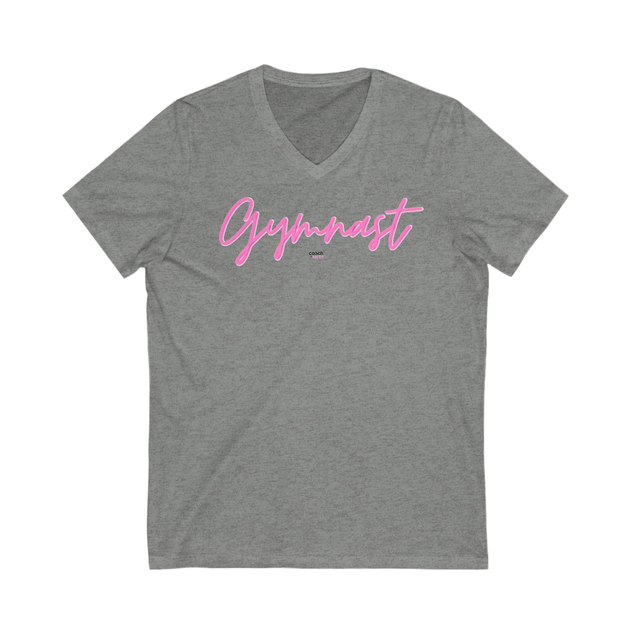 GYMNAST Unisex Jersey Short Sleeve V-Neck Tee
