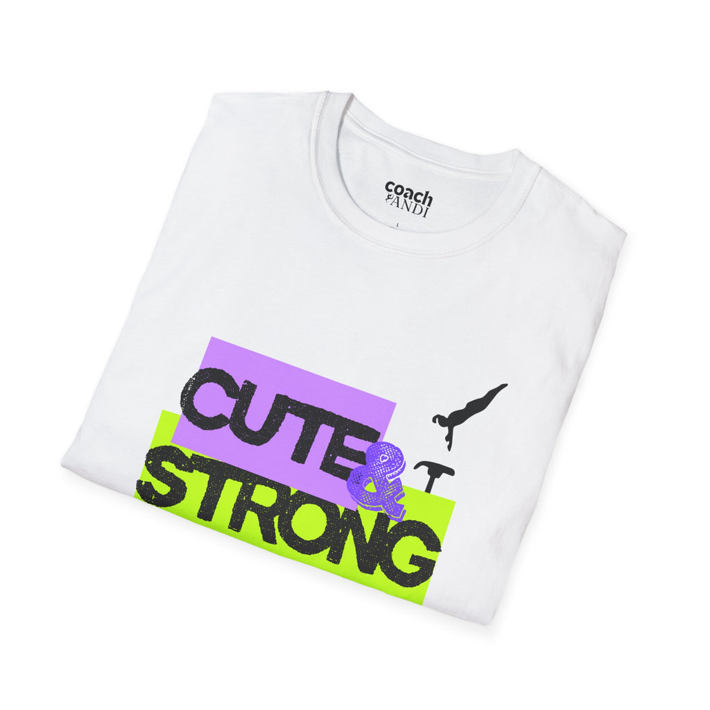 Cut & Strong Tshirt - Lavender/Lime (Adult)