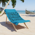 Always Be A Gymnast-Turquoise (Beach Towel)