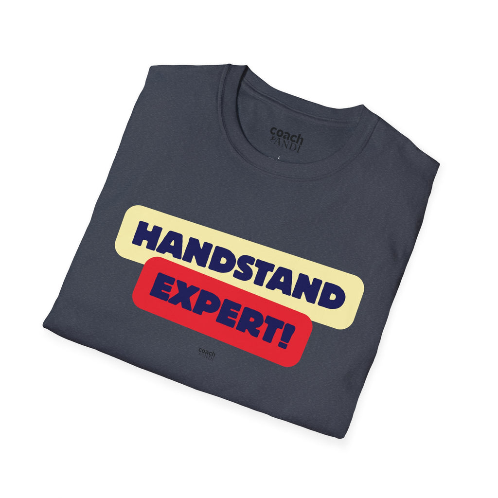 Handstand Expert Tshirt - Red/Navy (Adult)