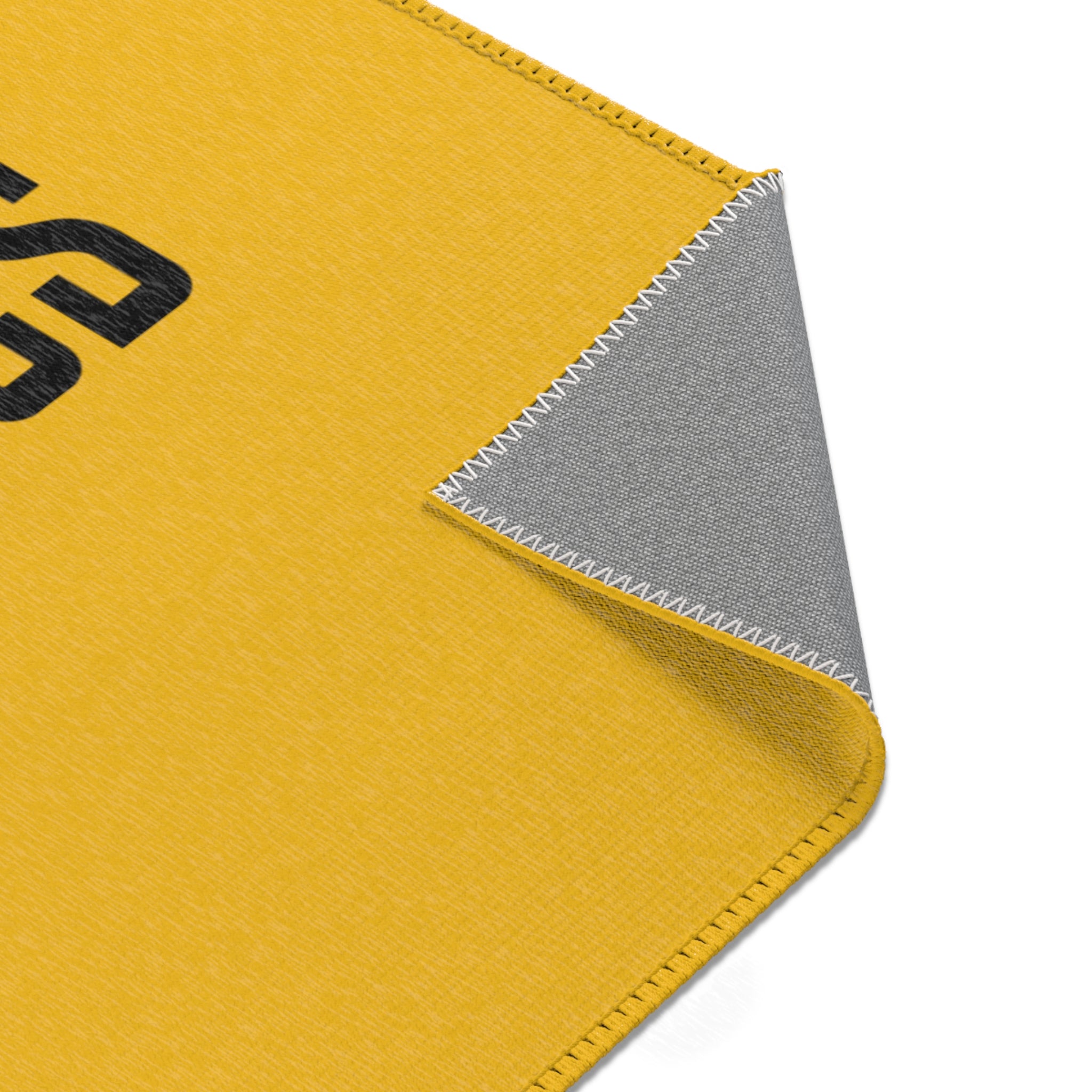 Peace, Love, Gymnastics-Goldenrod (Area Rugs)