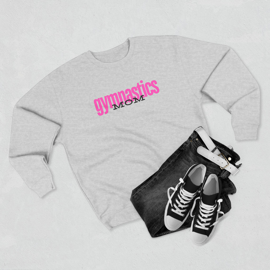 Gymnastics Mom-Pink (Adult Crewneck)