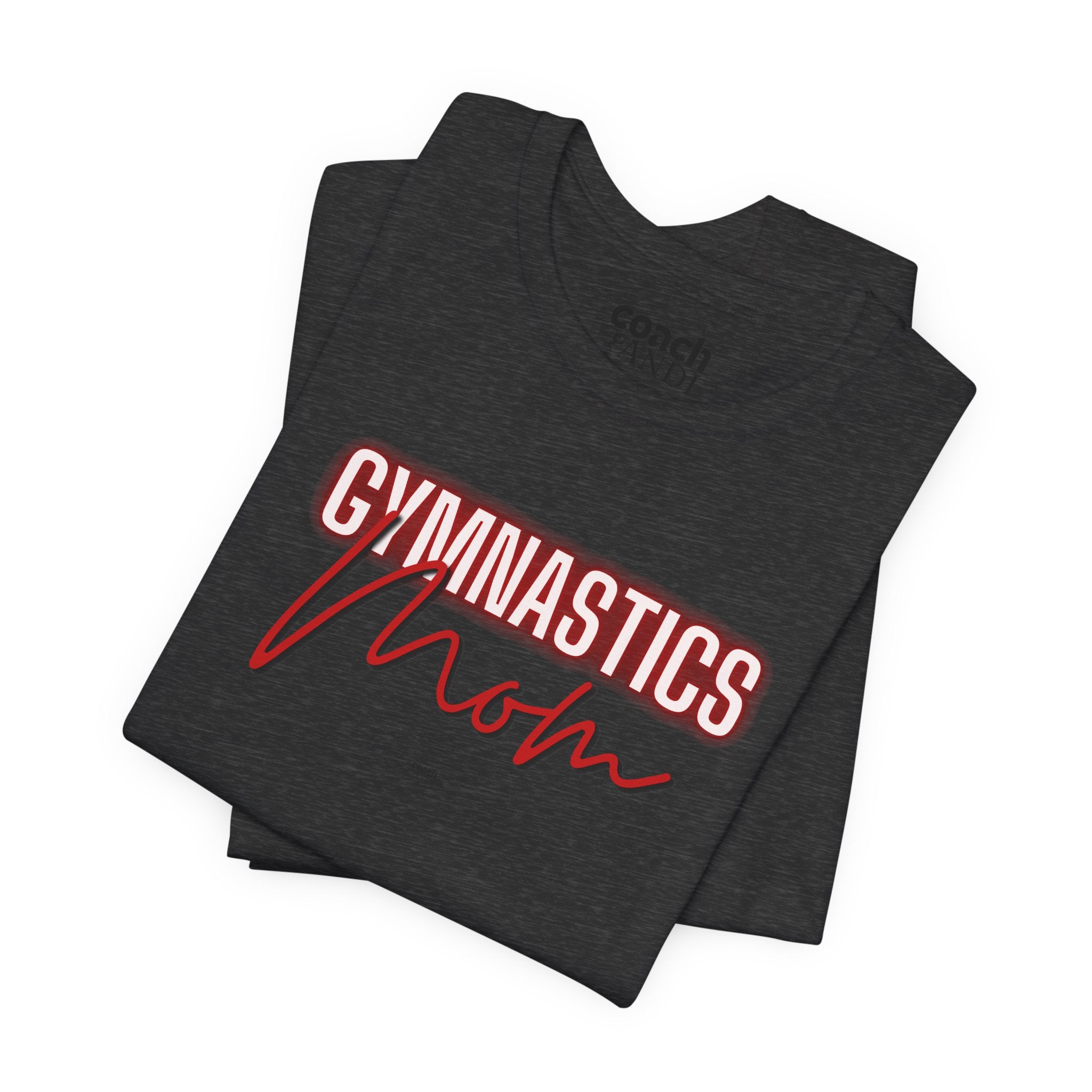 Glow Gym Mom Tshirt - Red (Adult)