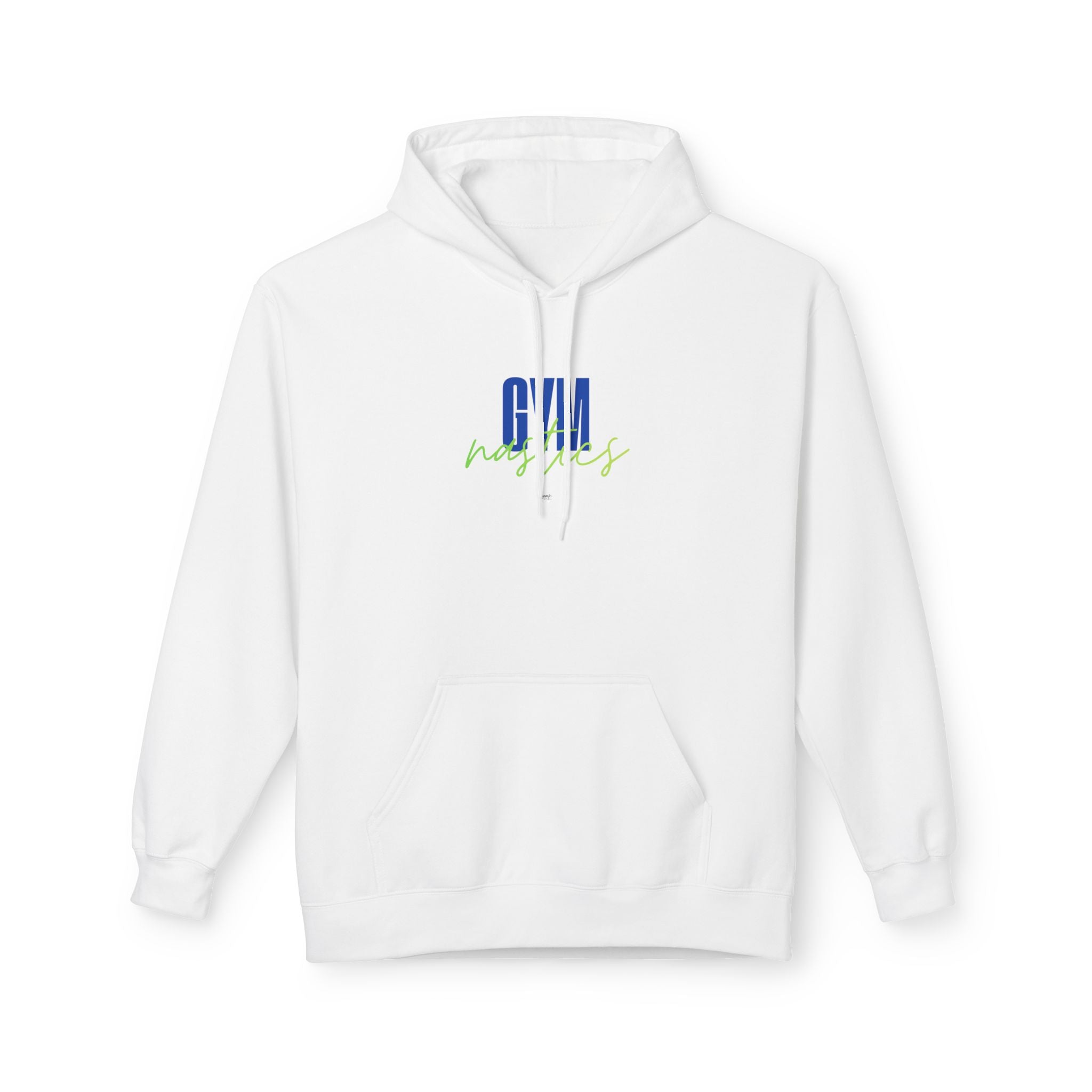 GYMnastics Hoodie - Blue/Lime (Adult)