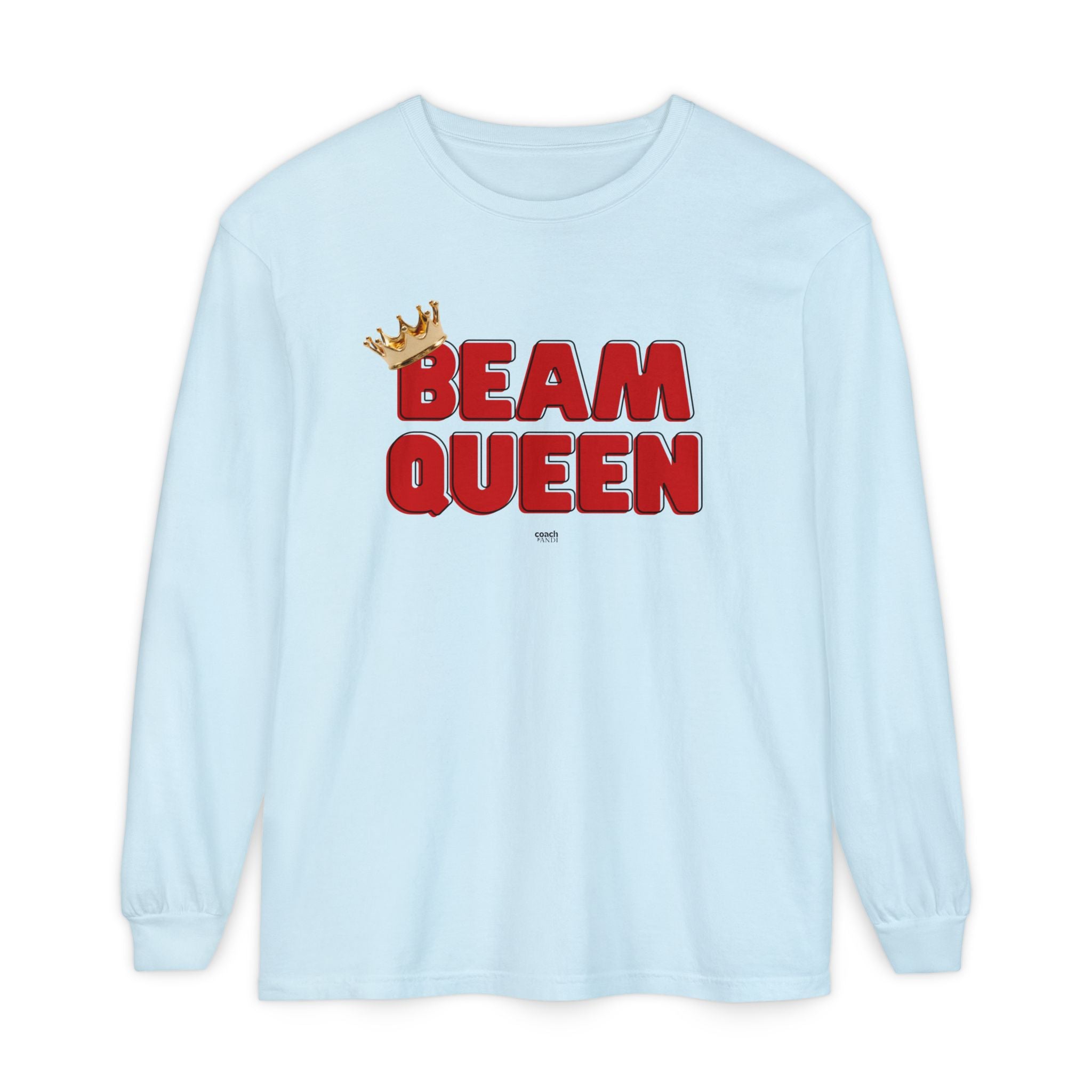 Beam Queen - Red/Black (Adult Long Sleeve Shirt)
