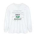 Squeeze Flip Repeat -Green (Adult Longsleeve Shirt)