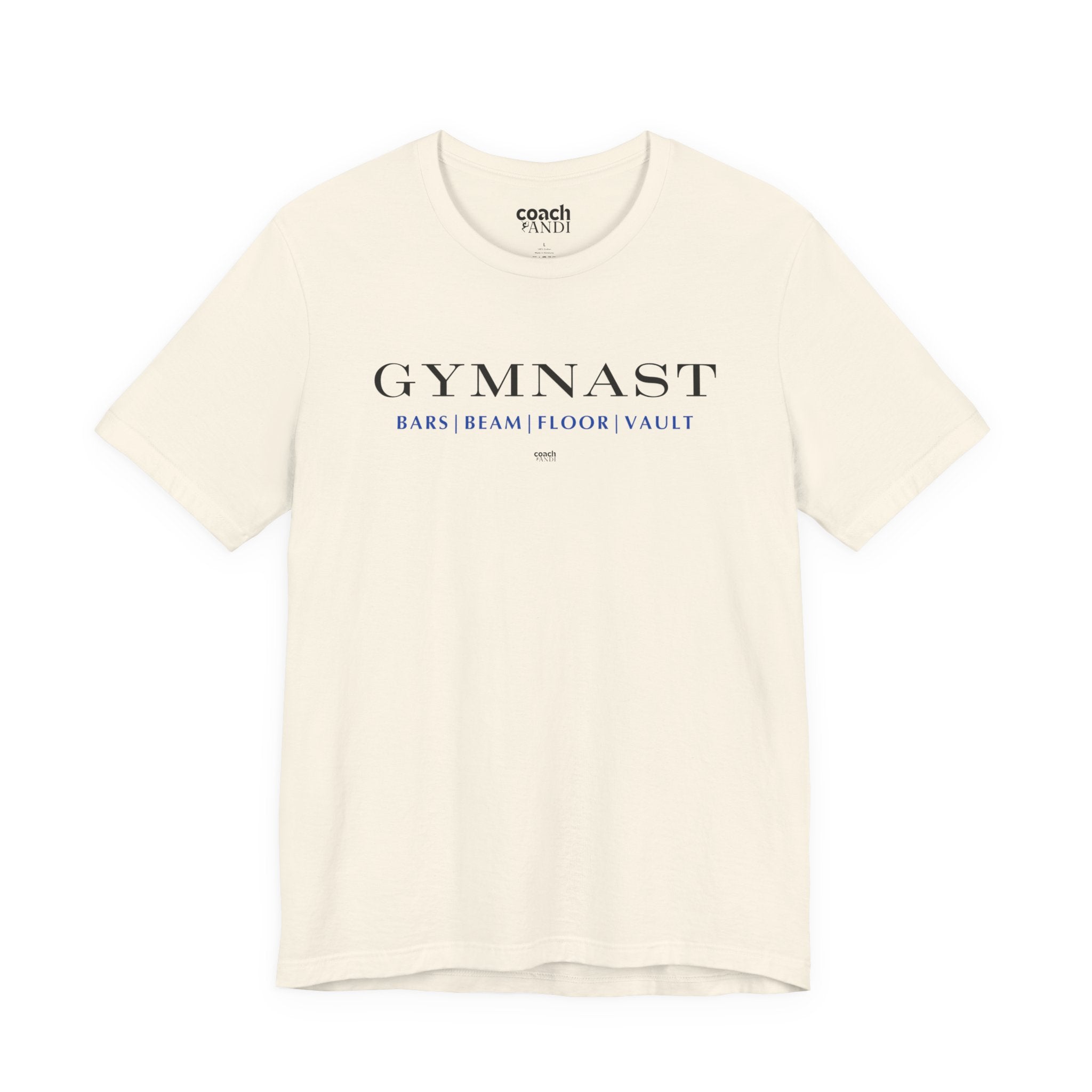 GYMNAST (Bars Beam Floor Vault) Tshirt - Blue (Adult)