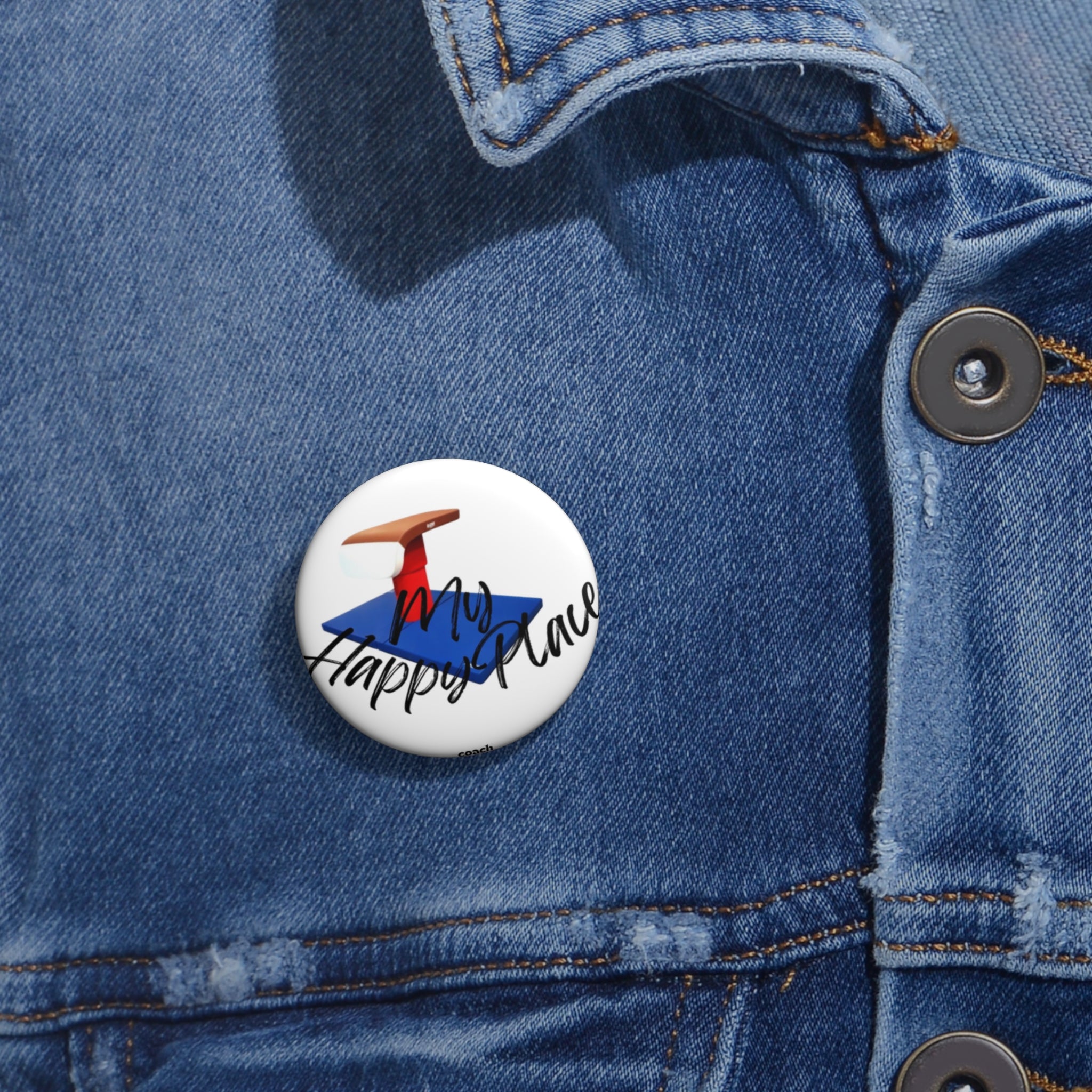 My Happy Place-Vault (Pin Buttons)