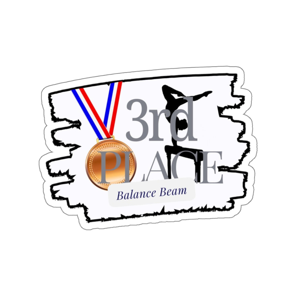 3rd Place Balance Beam (Kiss-Cut Stickers)
