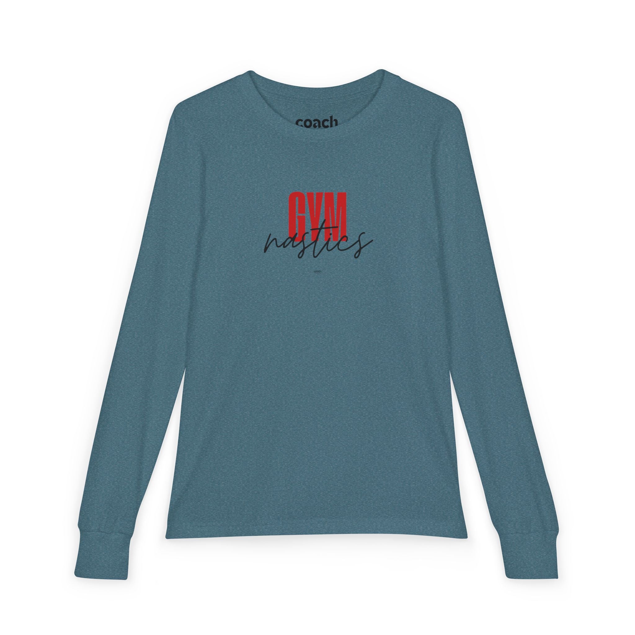 GYMnastics Long Sleeve Shirt - Red (Youth)