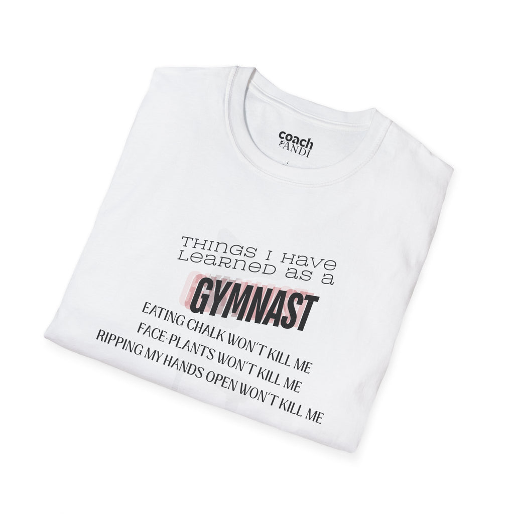 Things I Learned as a Gymnast Tshirt - Red (Adult)