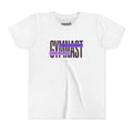 Gymnast Hard Worker Tshirt - Purple (Youth)
