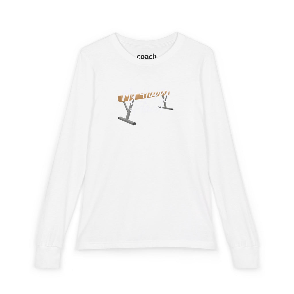 My Happy Place Beam Long Sleeve Shirt (Youth)