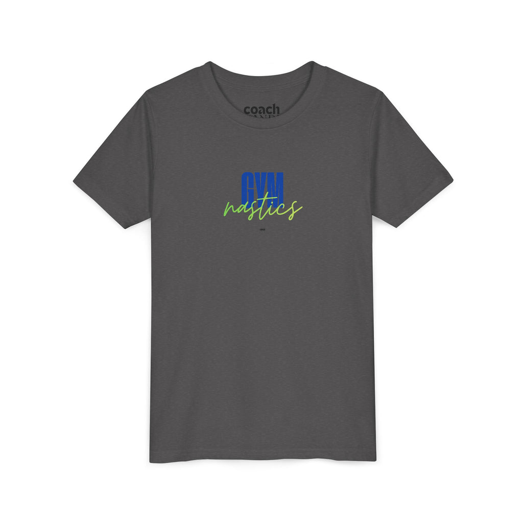 GYMnastics Short Sleeve Tee - Blue/Lime (Youth)