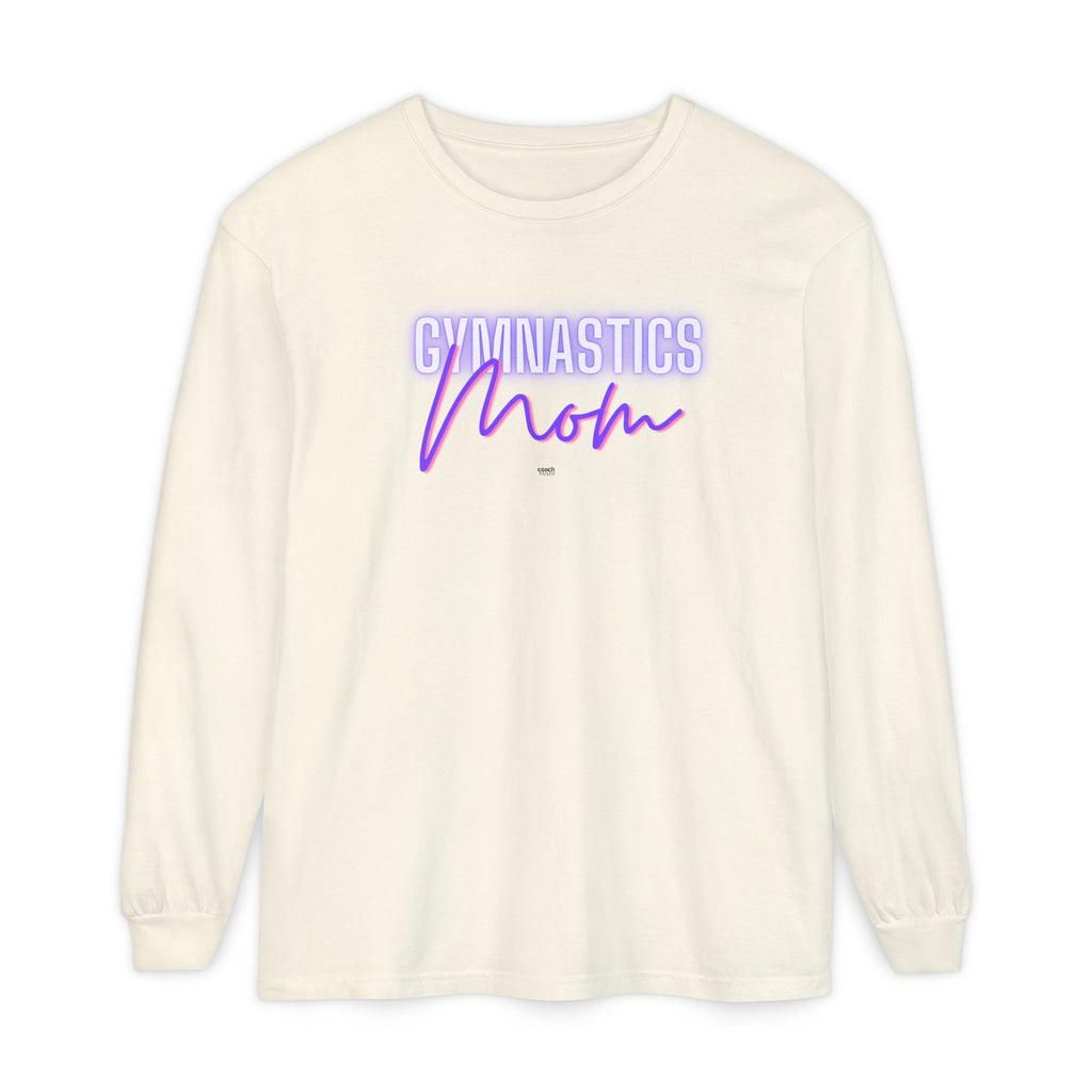 Glow Gym Mom Long Sleeve Shirt - Purple/Pink (Adult)
