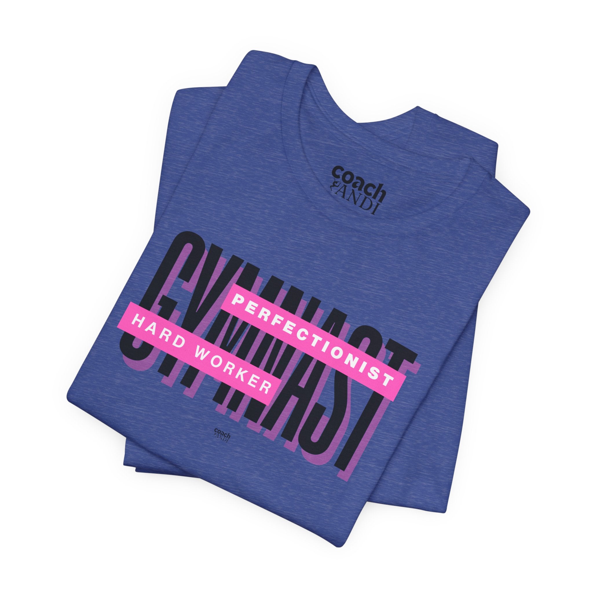 Gymnast Hard Worker Tshirt - Pink (Adult)
