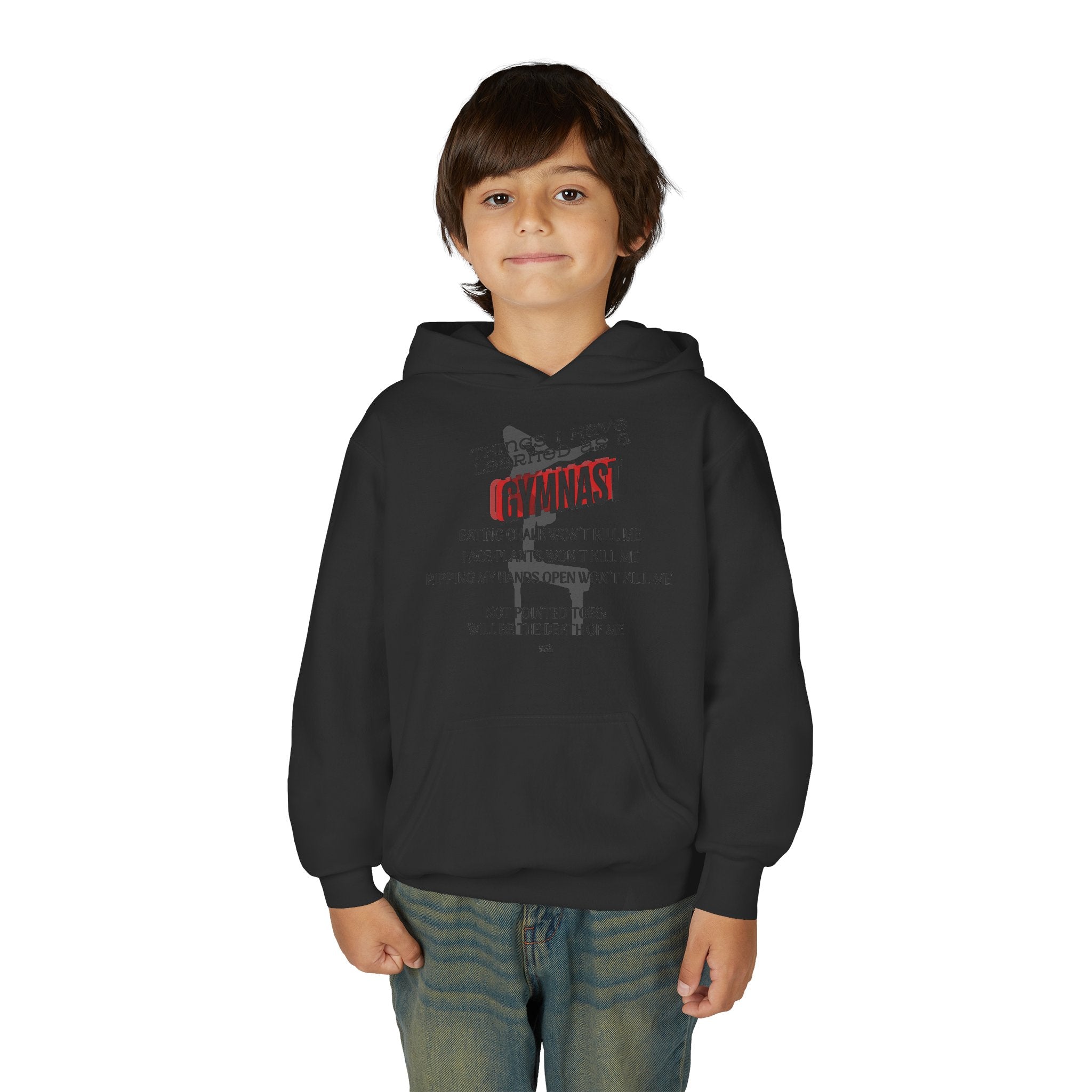 Things I learned as a Gymnast Hoodie - Red (Youth)