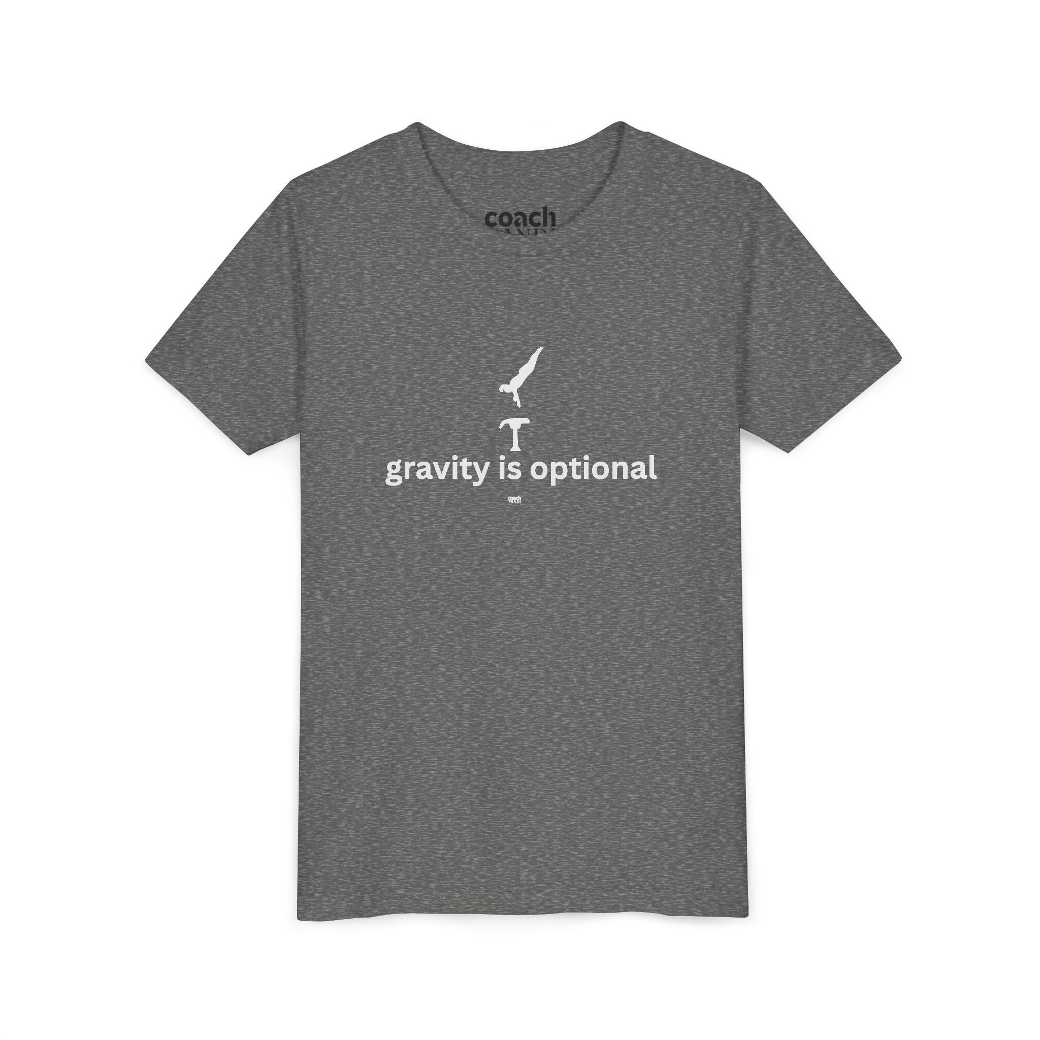 Gravity is Optional Tshirt - White Font (Youth)