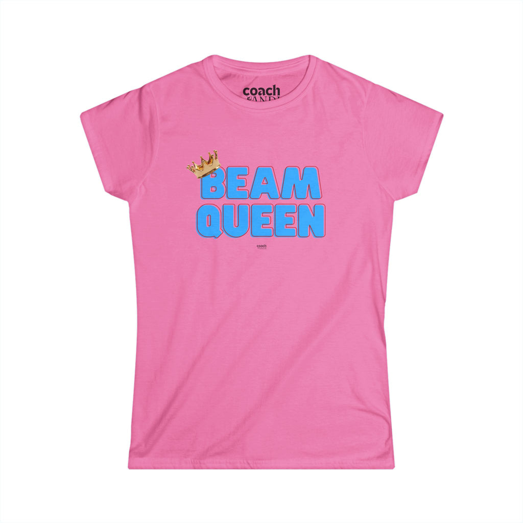 Beam Queen T-Shirt - Lt Blue/Red