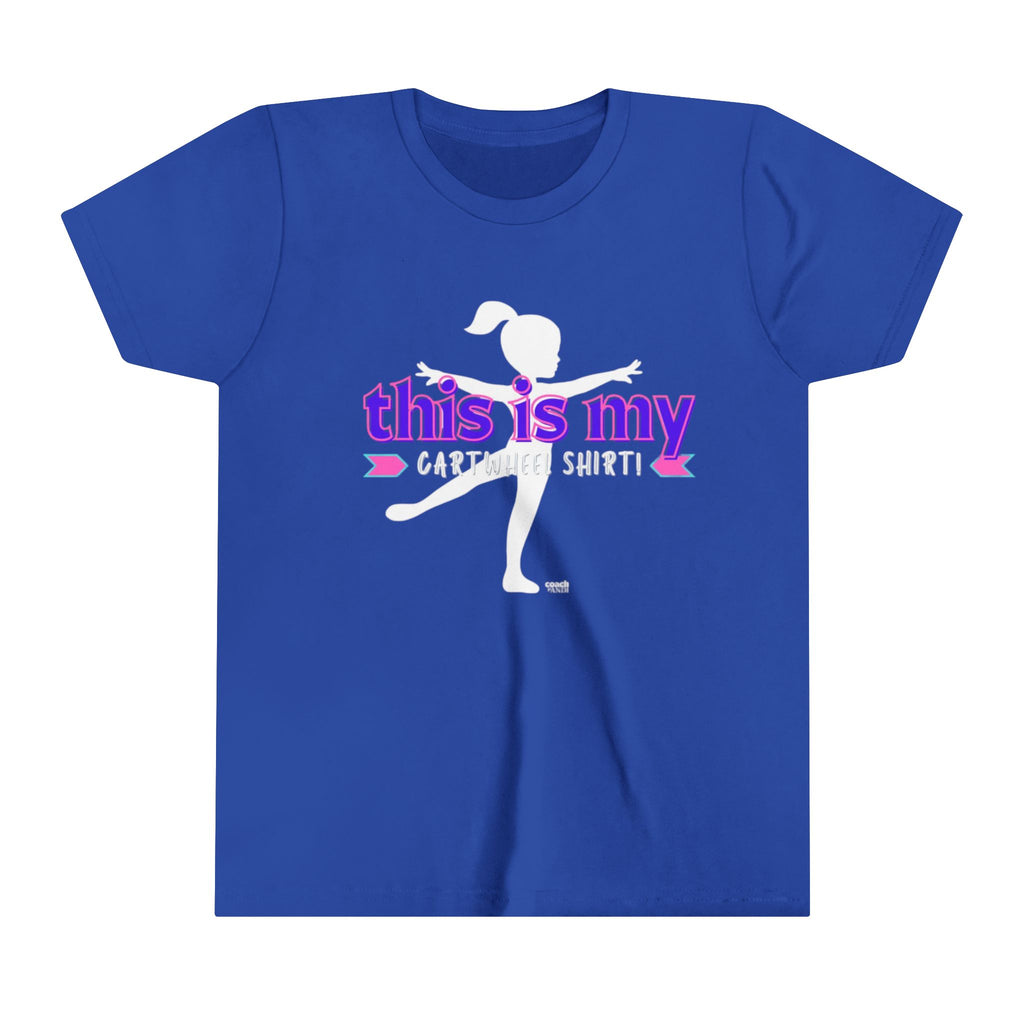 My Cartwheel Shirt-Purple/Pink (Youth Short Sleeve Tee)