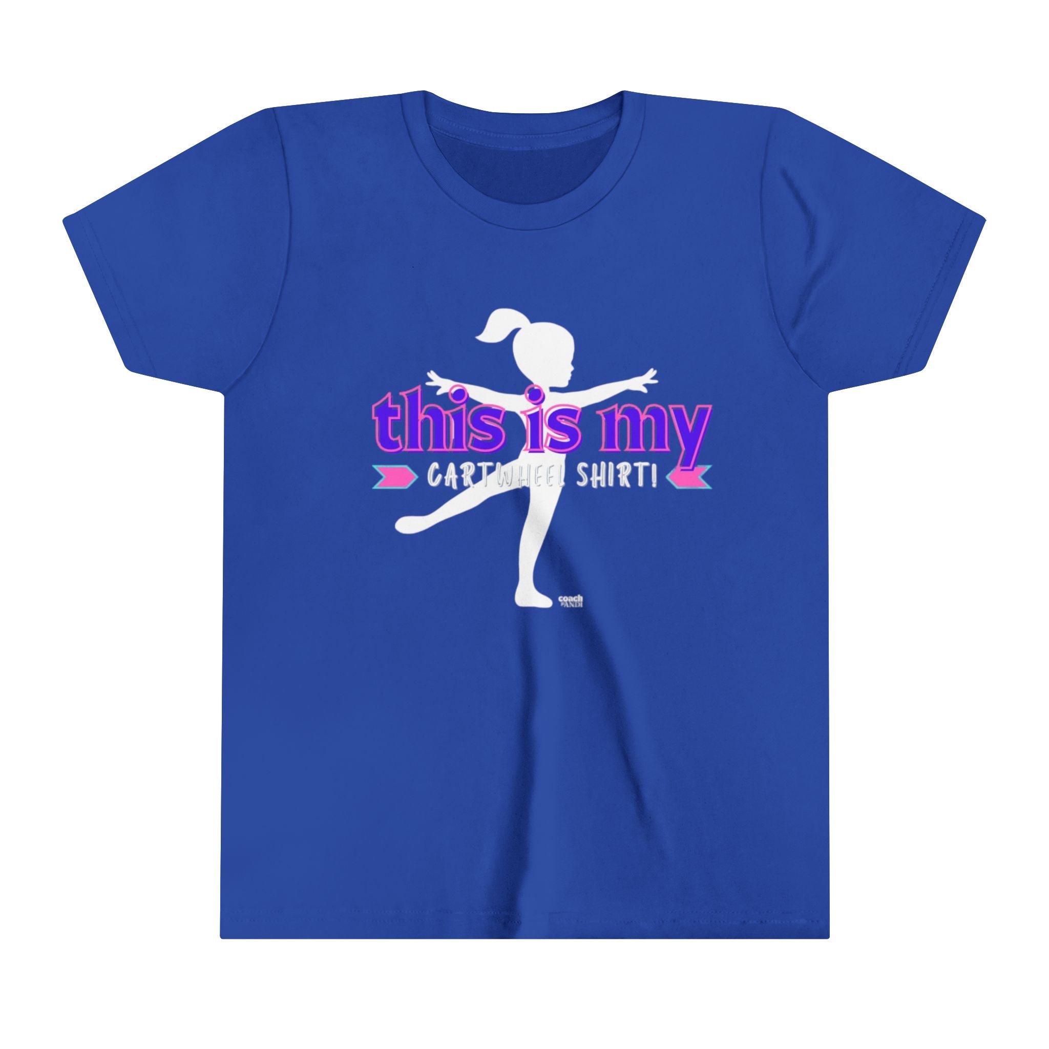 My Cartwheel Shirt-Purple/Pink (Youth Short Sleeve Tee)