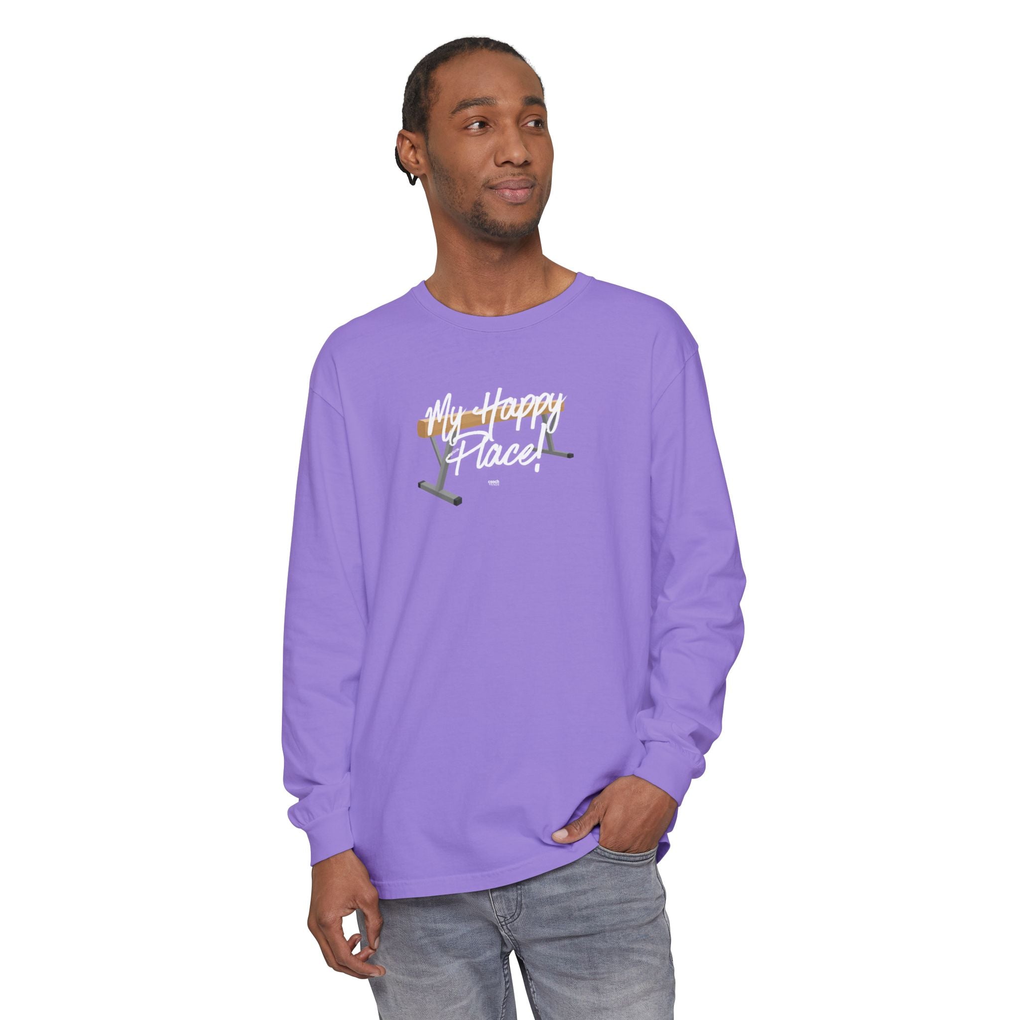 My Happy Place Beam Long Sleeve Shirt (Adult)