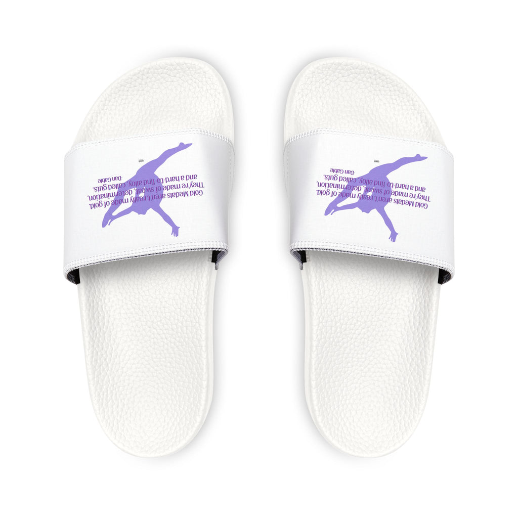 Youth Slides Medals made of Guts Graphic Removable-Strap Sandals