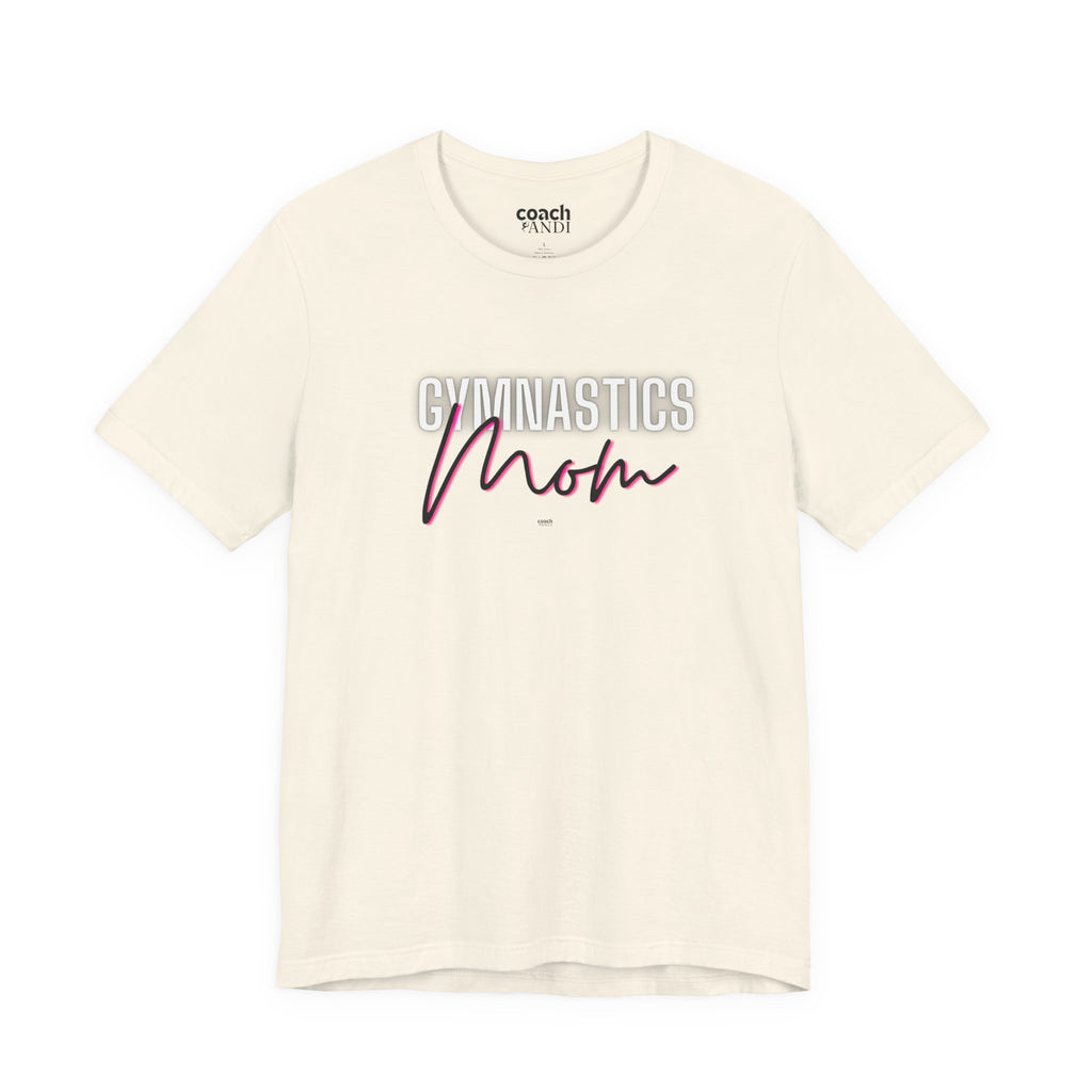 Glow Gym Mom Tshirt - Black/Pink (Adult)