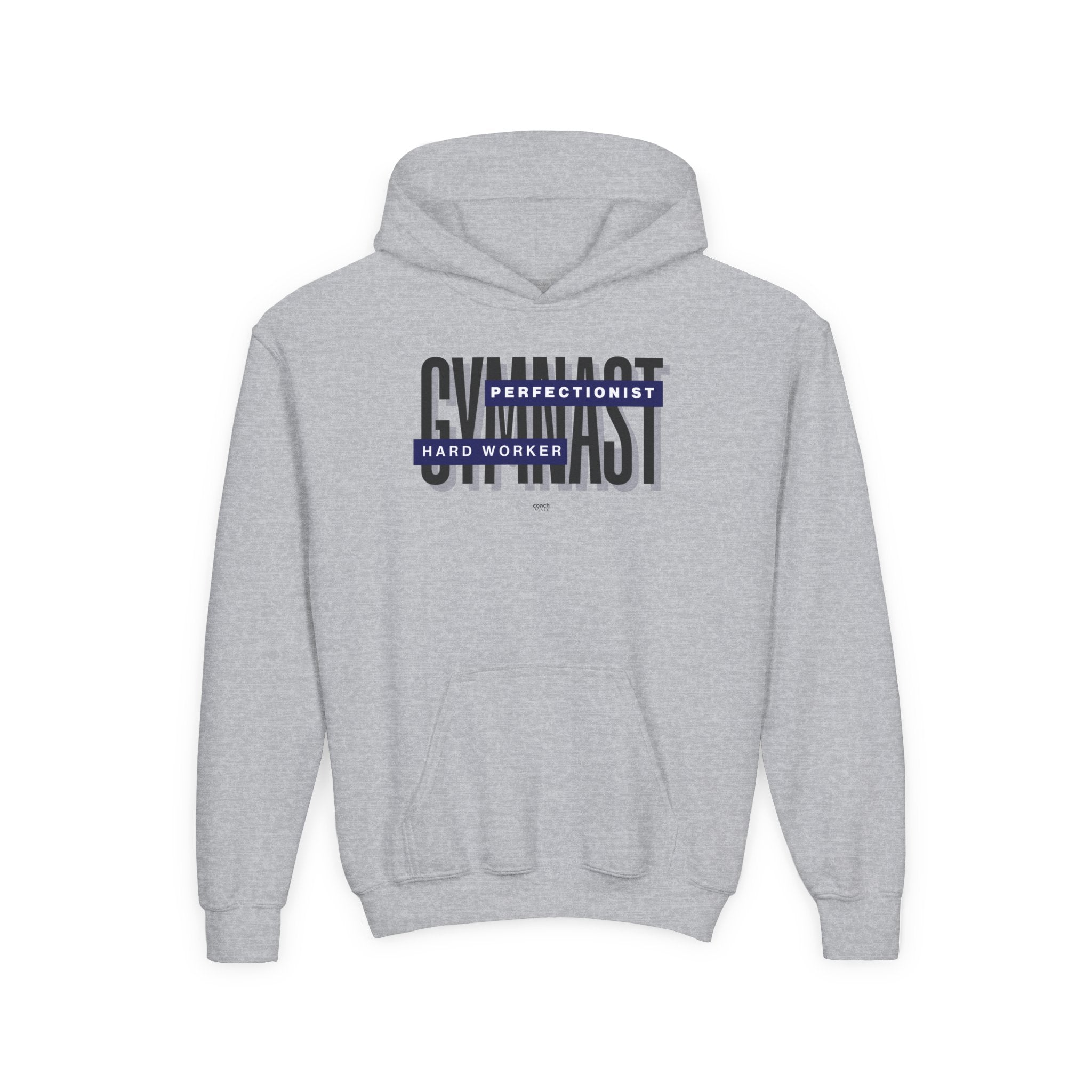 Gymnast Hard Worker Hoodie - Navy (Youth)