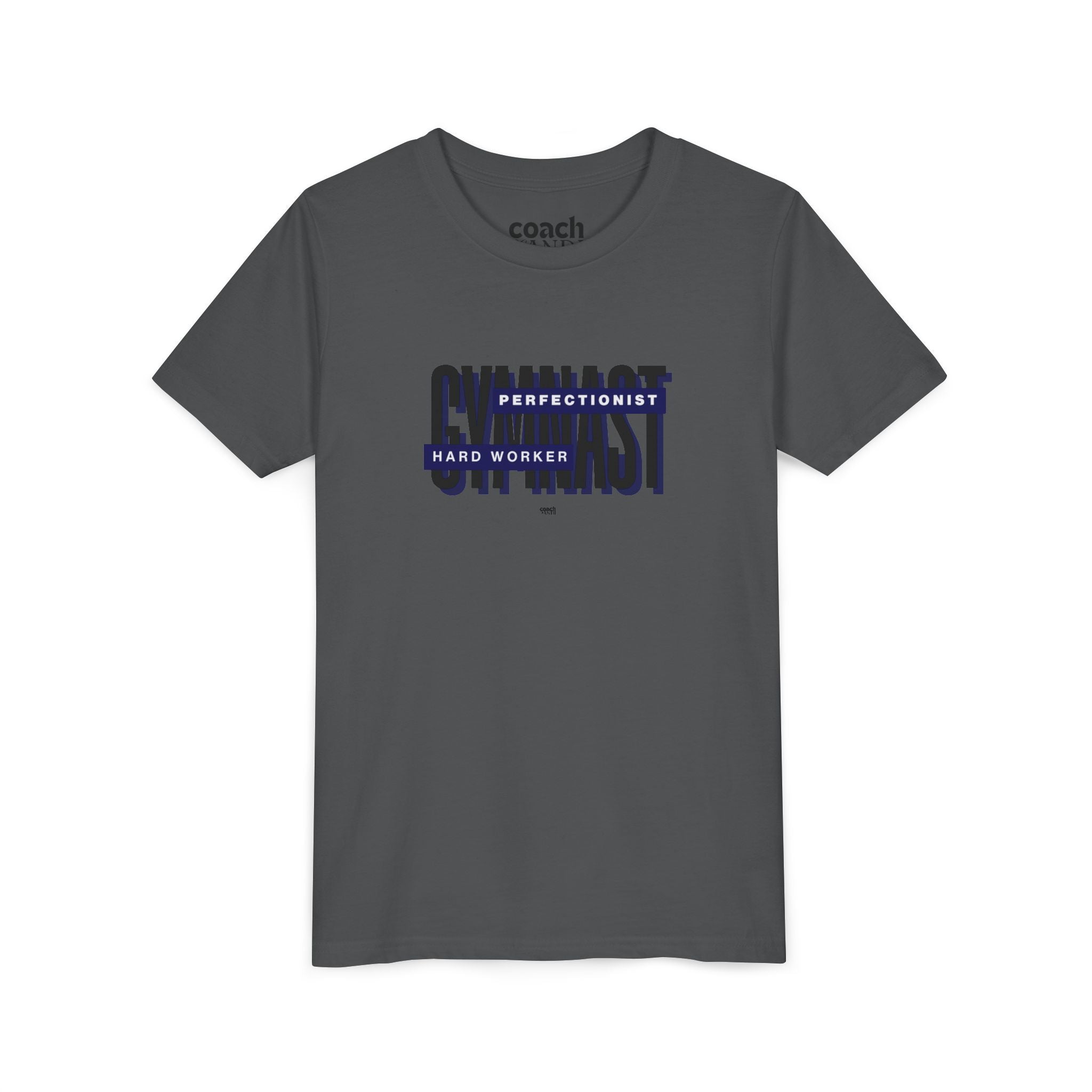 Gymnast Hard Worker Tshirt - Navy (Youth)