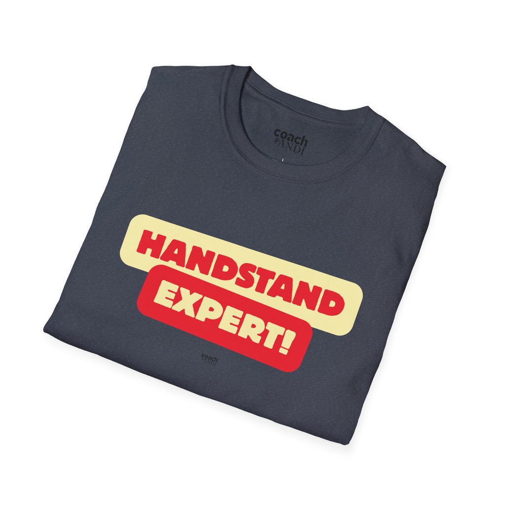 Handstand Expert Tshirt - Red/Yellow (Adult)