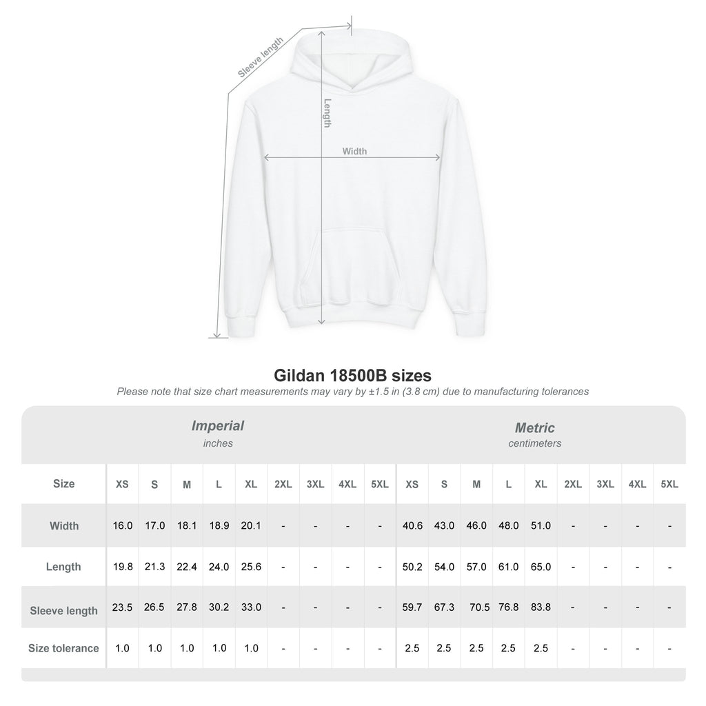My Happy Place Bars Hoodie (Youth)