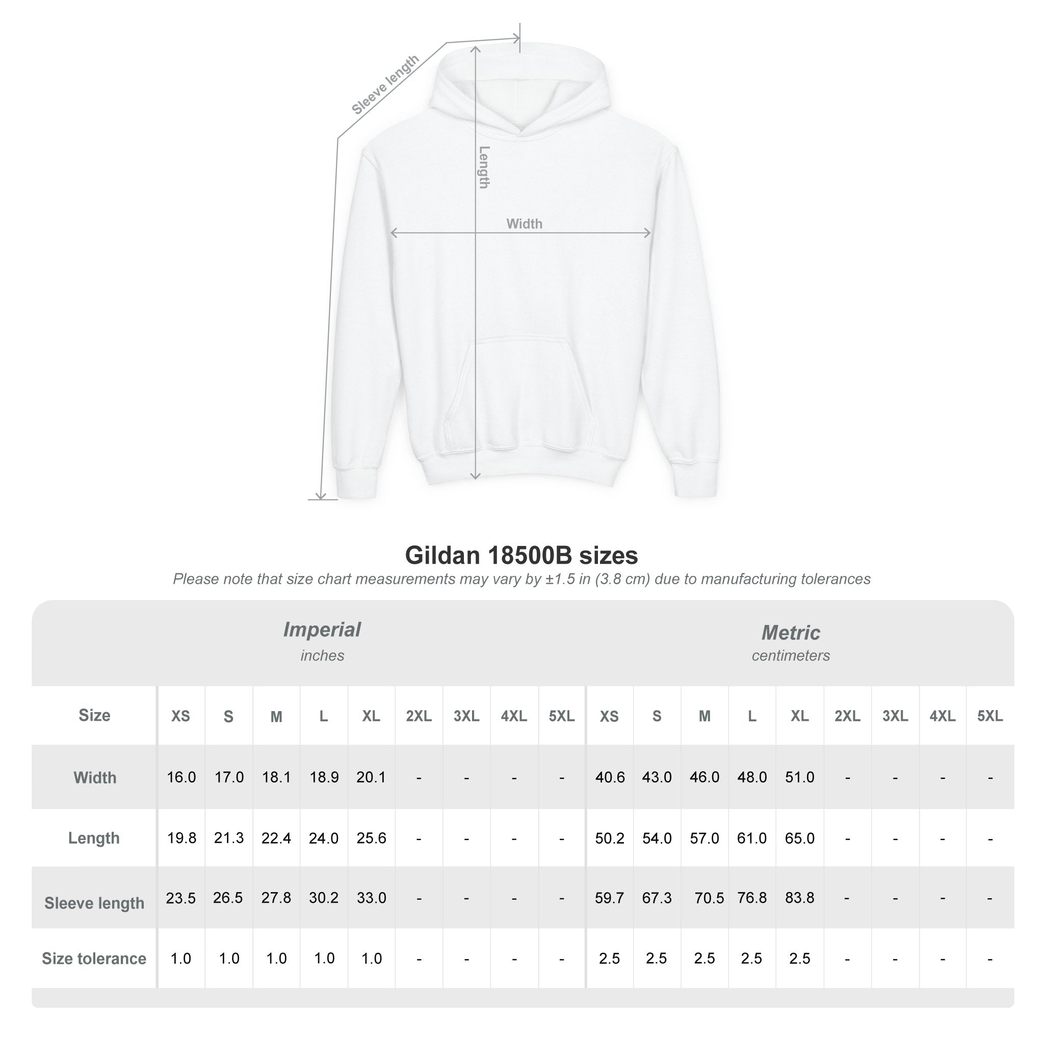 My Happy Place Bars Hoodie (Youth)