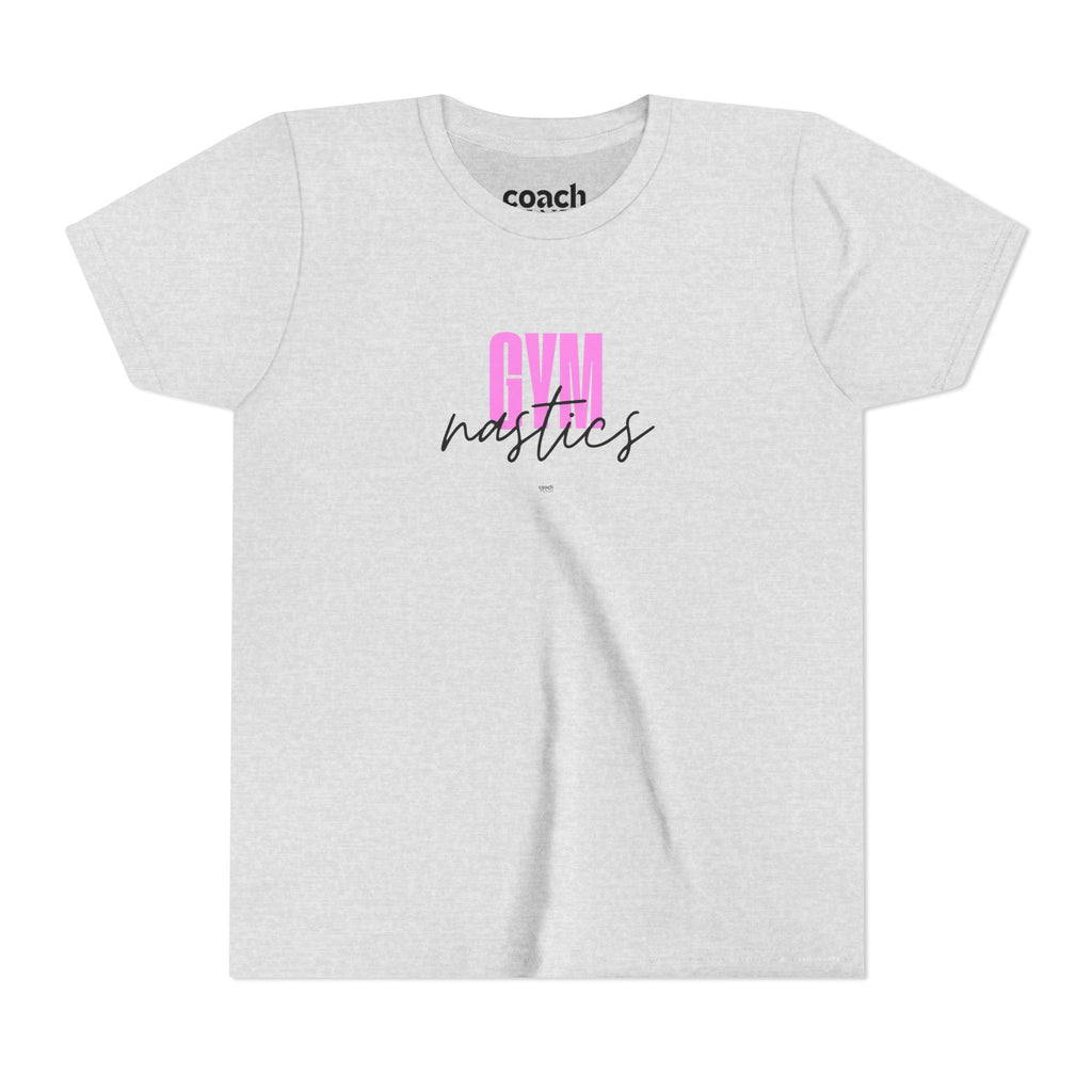 Gym-nastics Short Sleeve Tee - Pink (Youth)