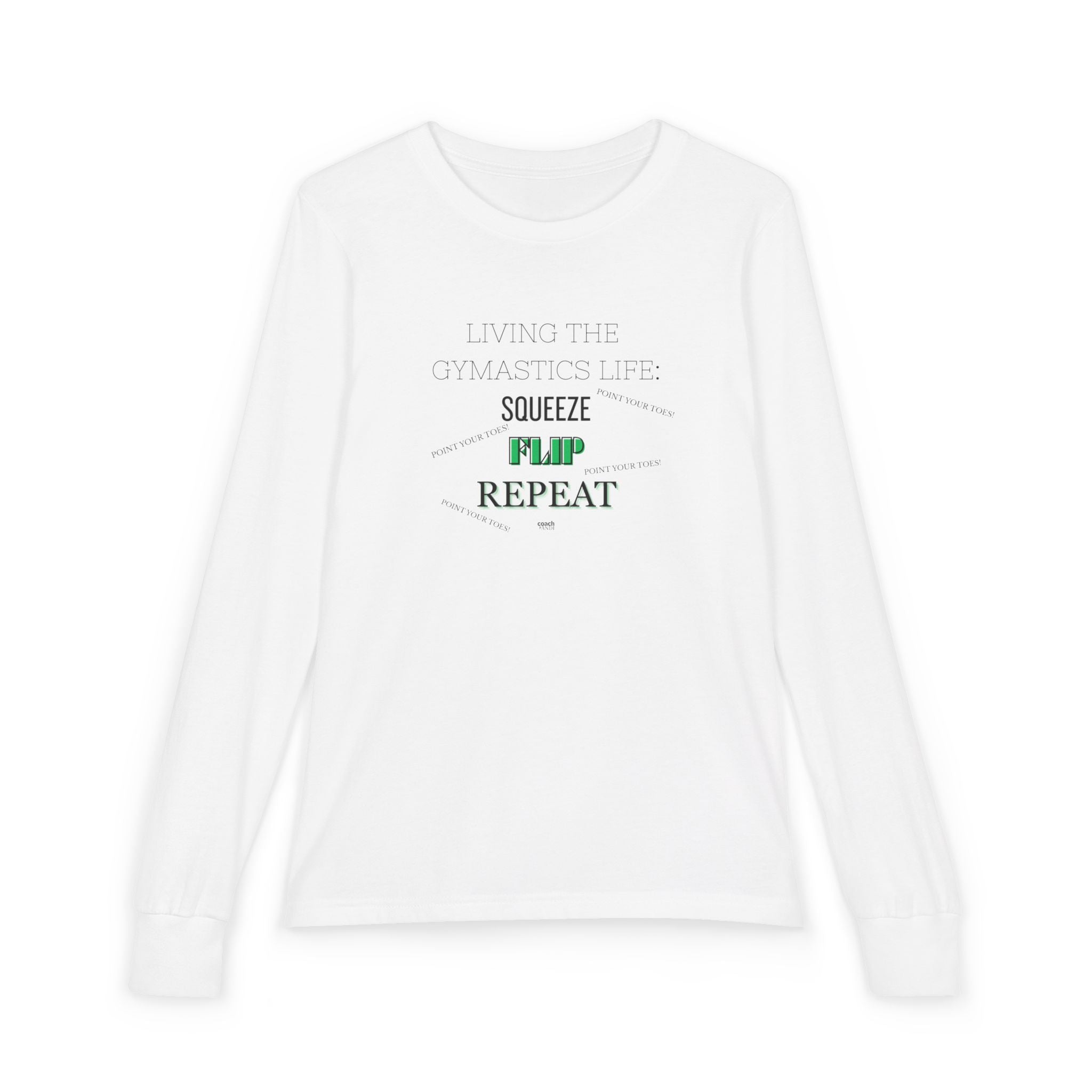 Squeeze Flip REPEAT Long Sleeve Shirt -Green (Youth)