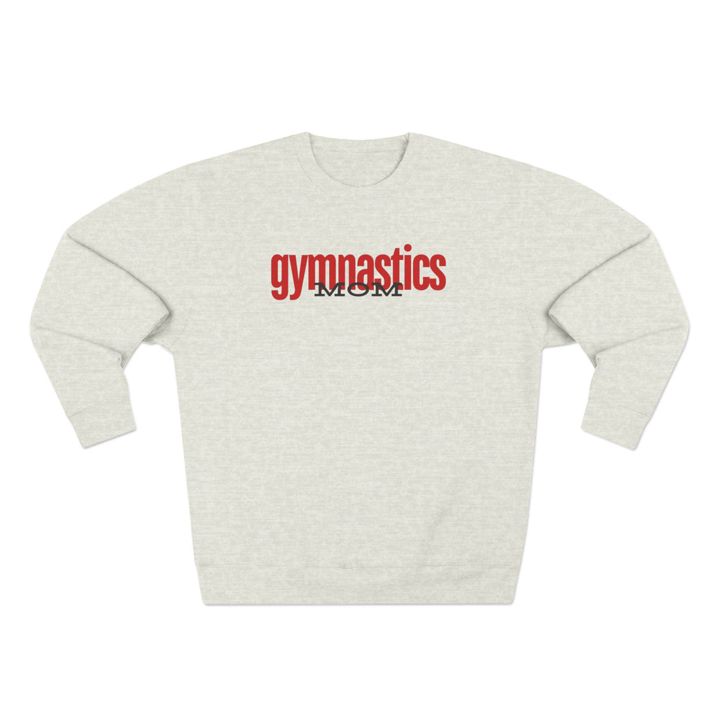 Gymnastics Mom-Red (Adult Crewneck)