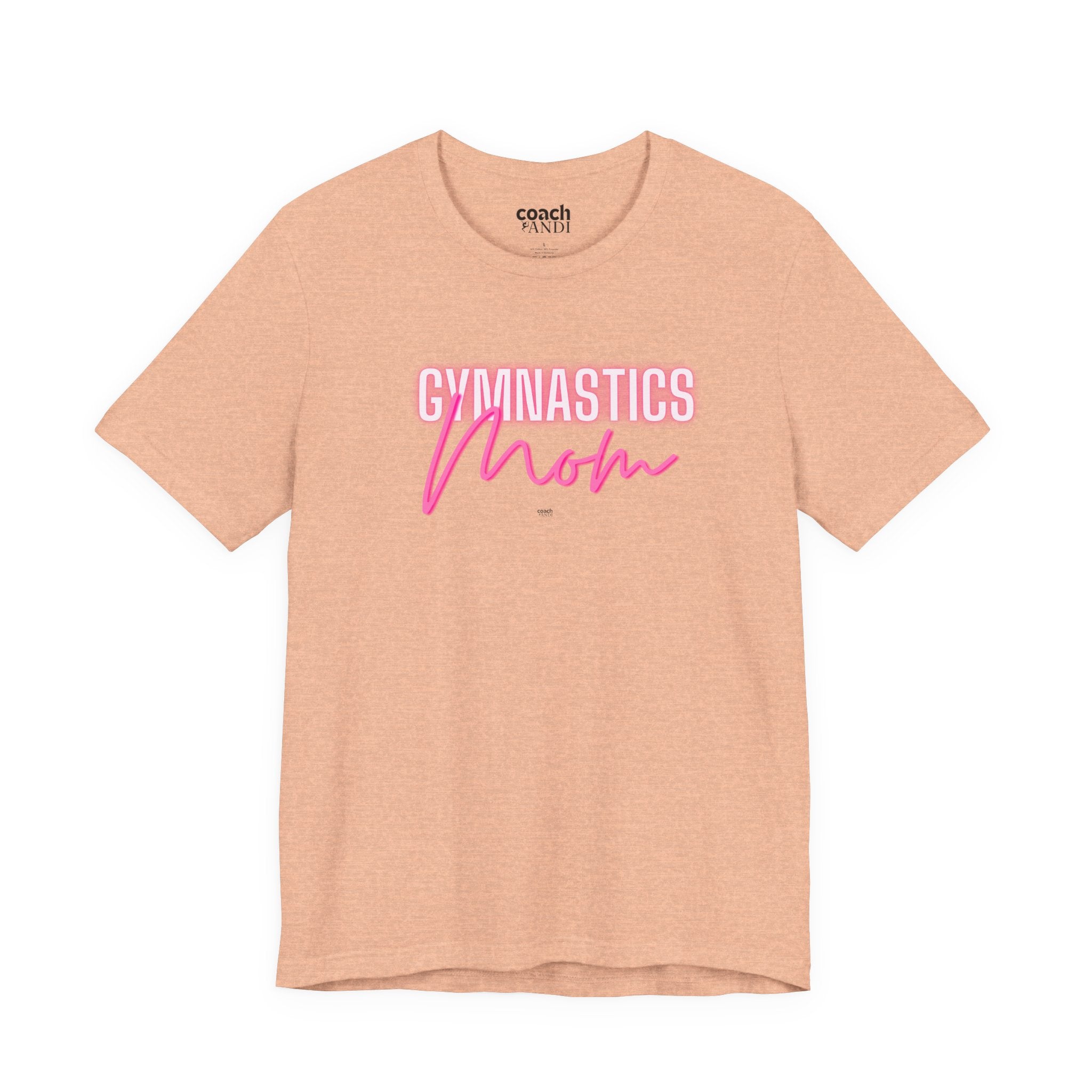 Glow Gym Mom Tshirt - Pink (Adult)