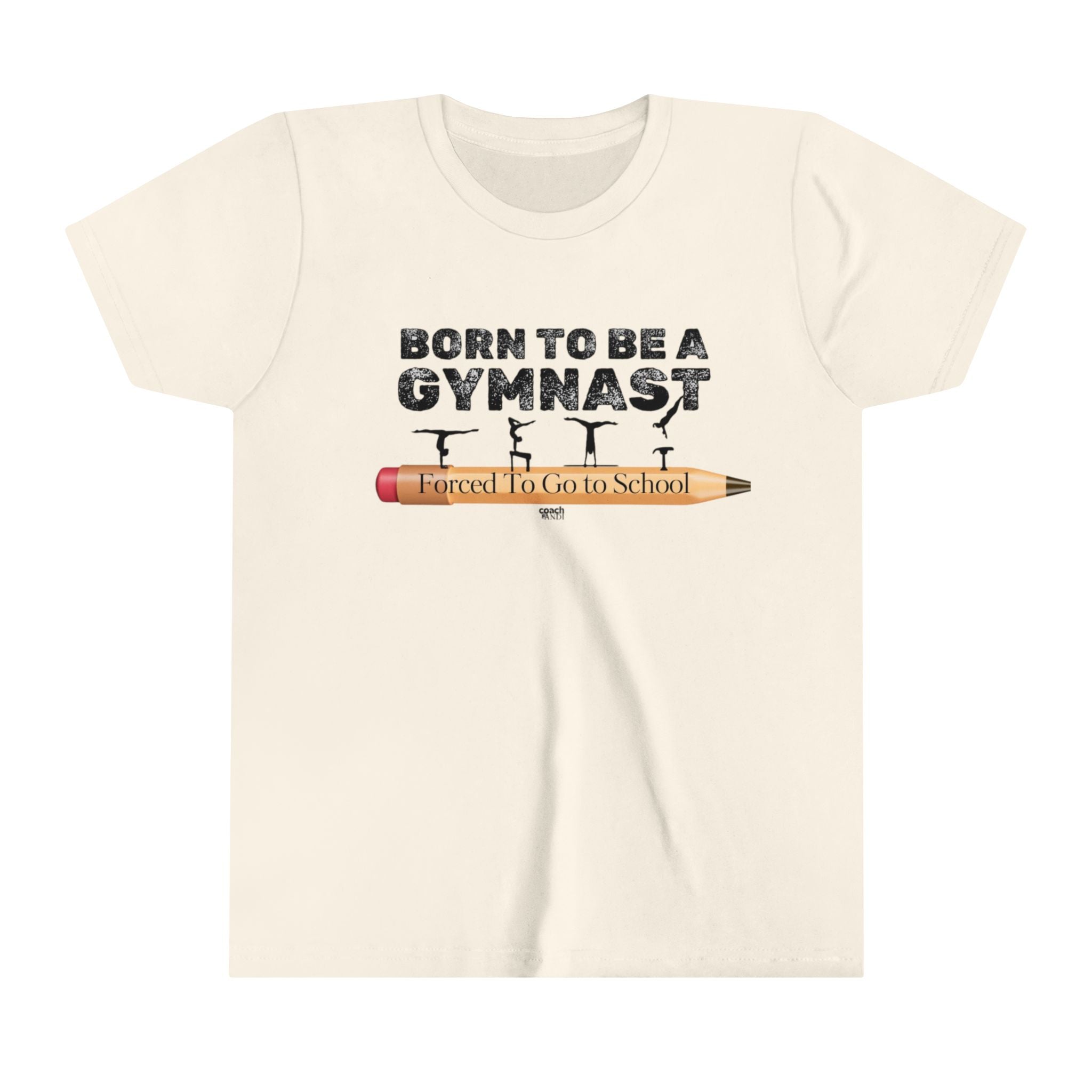 Born to be a Gymnast (Youth Short Sleeve Tee)