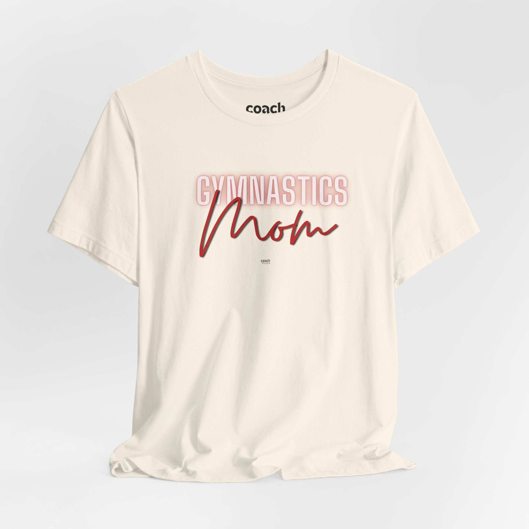 Glow Gym Mom Tshirt - Red (Adult)