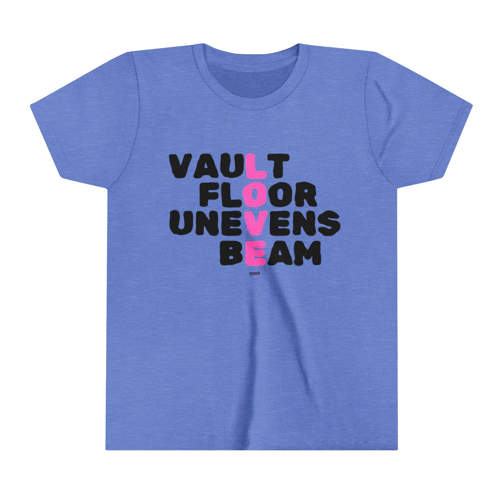 Born to be a Gymnast (Youth Short Sleeve Tee)
