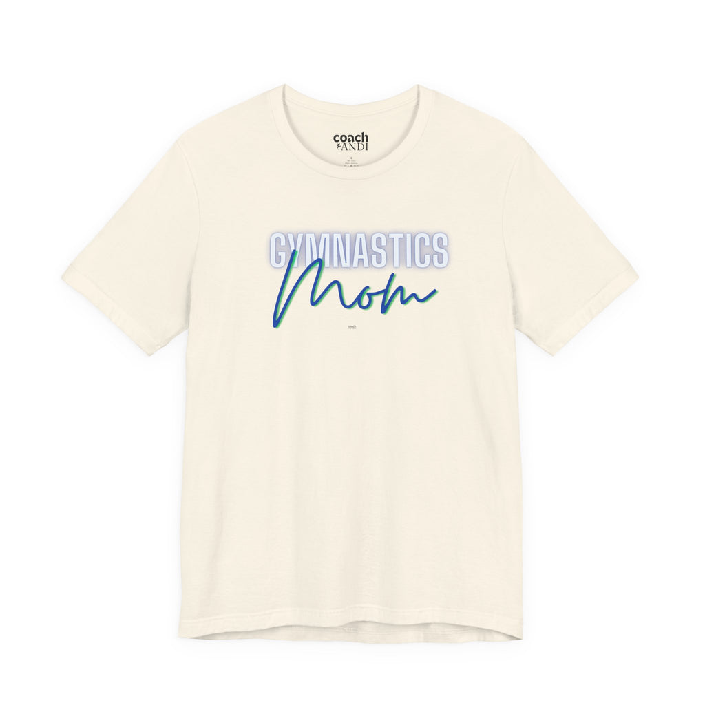 Glow Gym Mom Tshirt - Blue/Green (Adult)