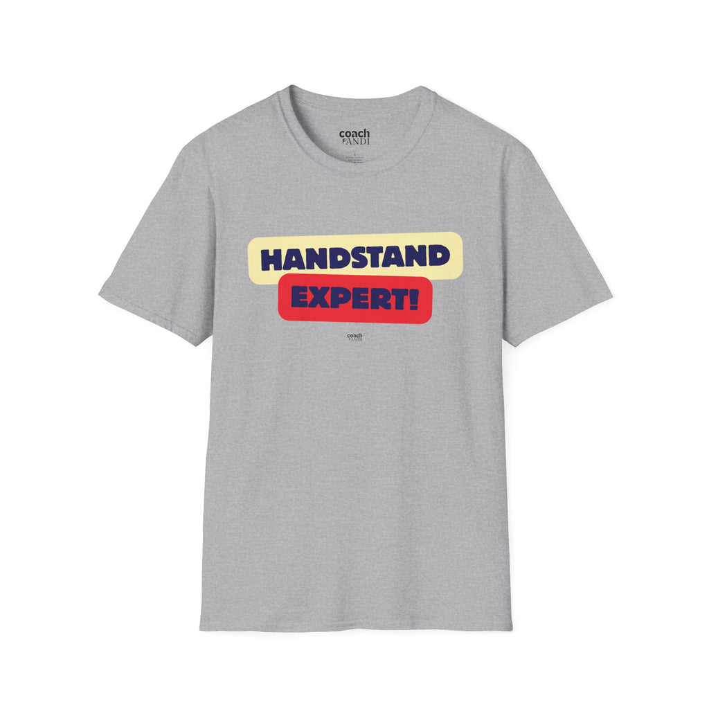 Handstand Expert Tshirt - Red/Navy (Adult)
