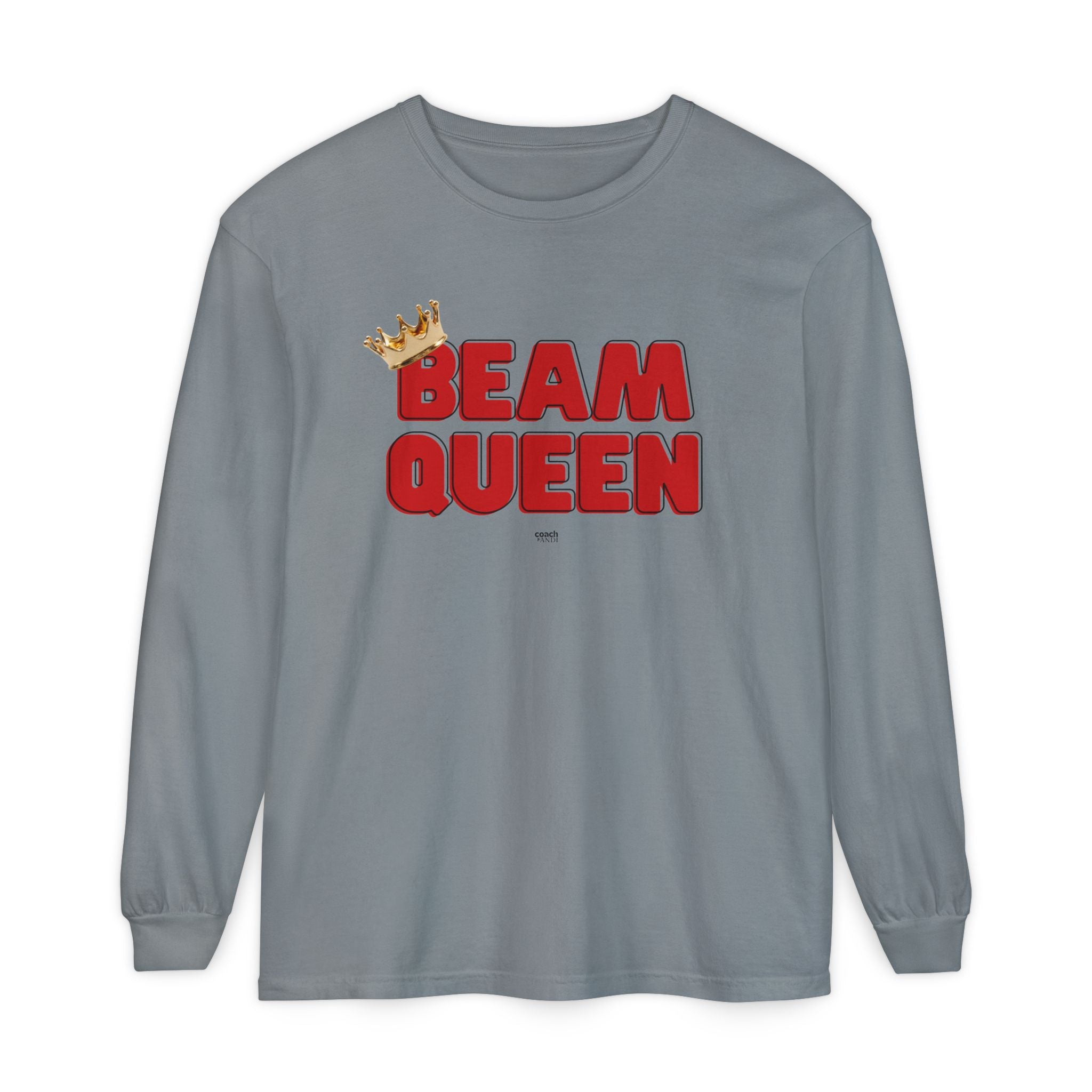 Beam Queen - Red/Black (Adult Long Sleeve Shirt)