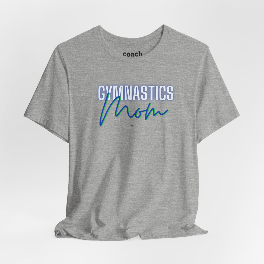 Glow Gym Mom Tshirt - Blue/Green (Adult)