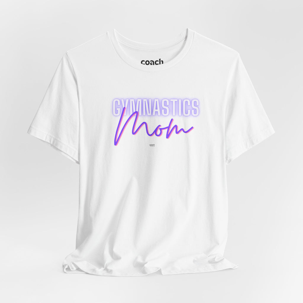 Glow Gym Mom Tshirt - Purple/Pink (Adult)