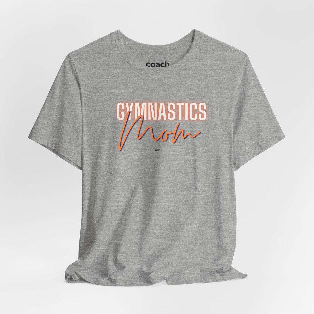 Glow Gym Mom Tshirt - Orange/Blue (Adult)