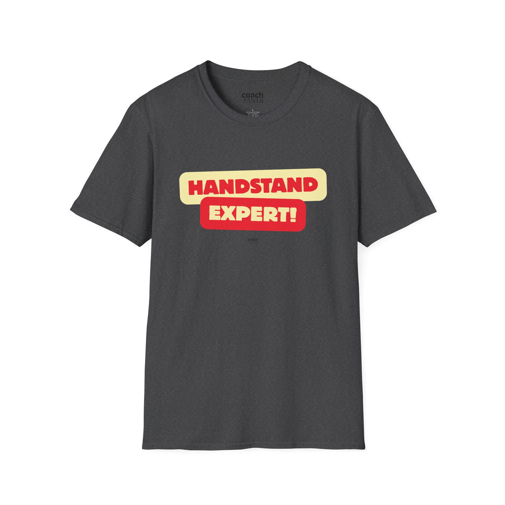 Handstand Expert Tshirt - Red/Yellow (Adult)