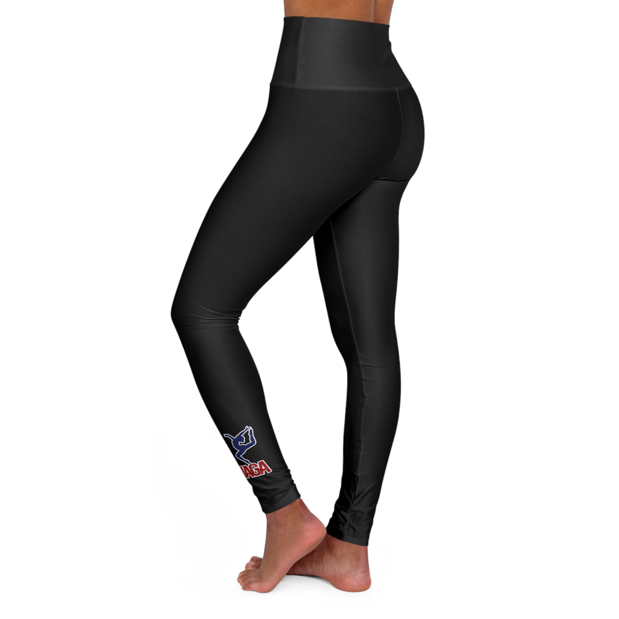 IAGA TEAM-Duo Logo(Adult High Waisted Yoga Leggings (AOP)